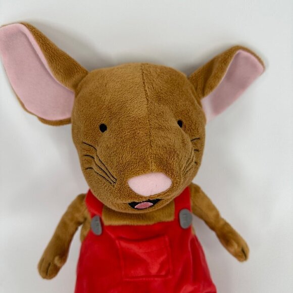 Kohl's Cares If You Give A Mouse A Cookie Plush 14" Red Overalls - Picture 4 of 12